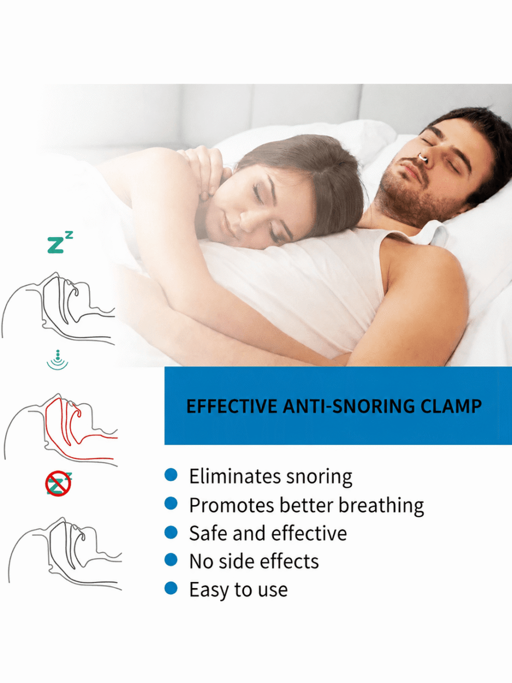 Snore Nose Clip (4-Pack)
