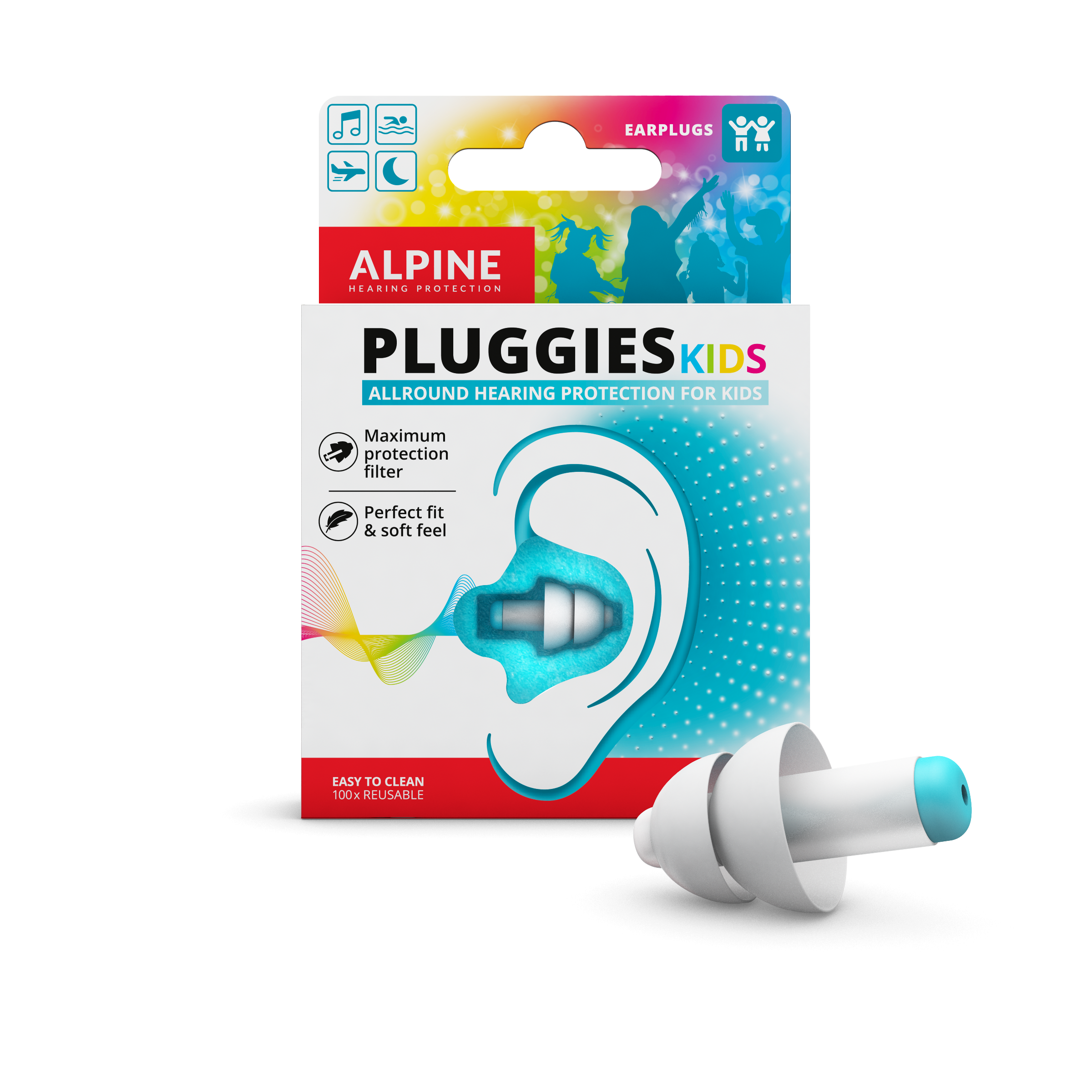 Pluggies earplugs designed specifically for children