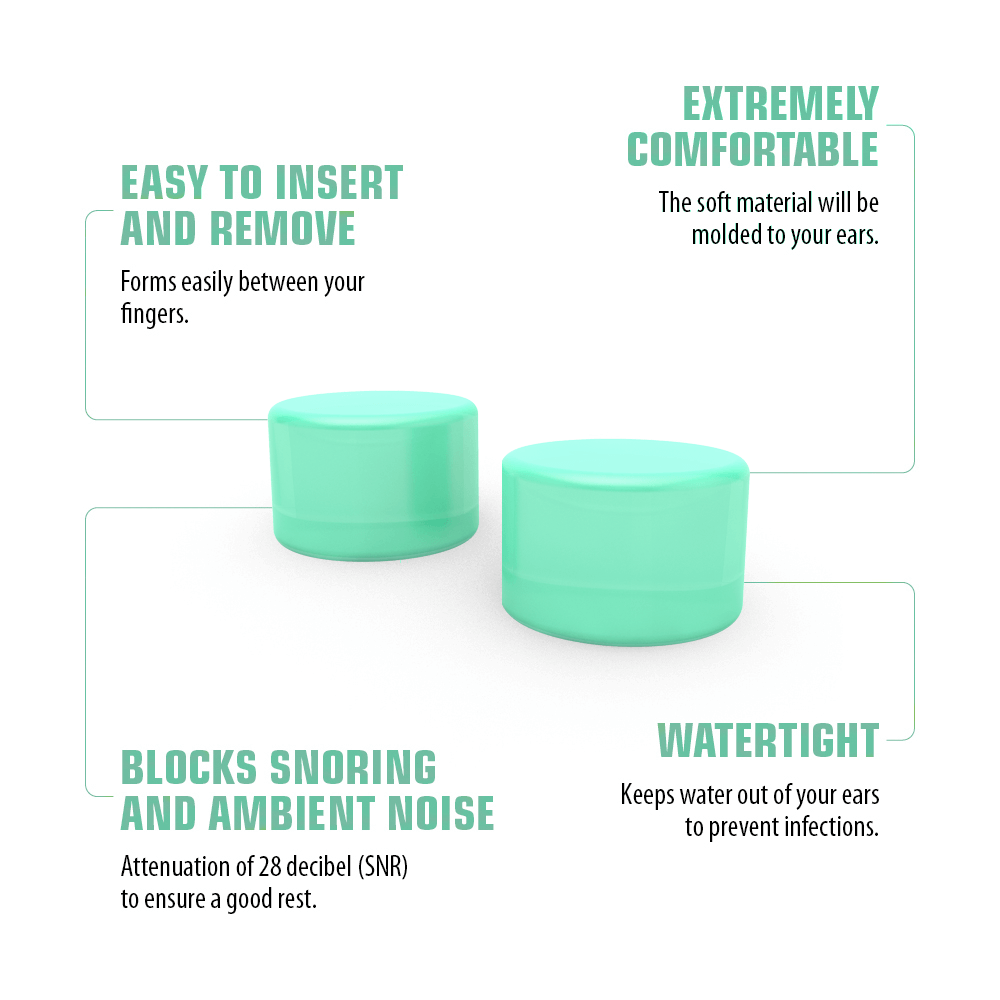 Silicone Earplugs (6 pcs)