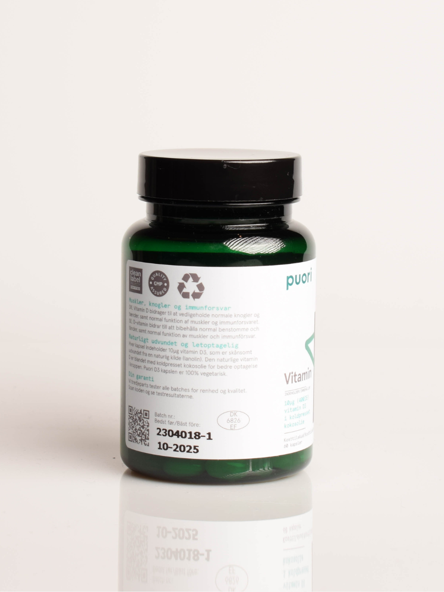 Vitamin D3 10mcg in Coconut Oil