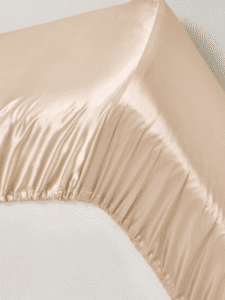 100% Mulberry Silk Fitted Sheet (OEKO-TEX) Beige