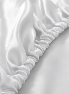 100% Mulberry Silk Fitted Sheet (OEKO-TEX) White