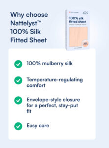 100% Mulberry Silk Fitted Sheet (OEKO-TEX) Beige