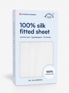 100% Mulberry Silk Fitted Sheet (OEKO-TEX) White