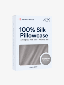 100% Mulberry Silk Pillowcase (OEKO-TEX) Light Grey