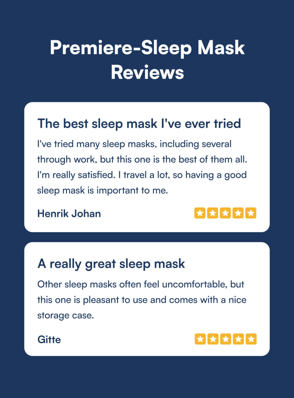Premiere Sleep Mask 3.0