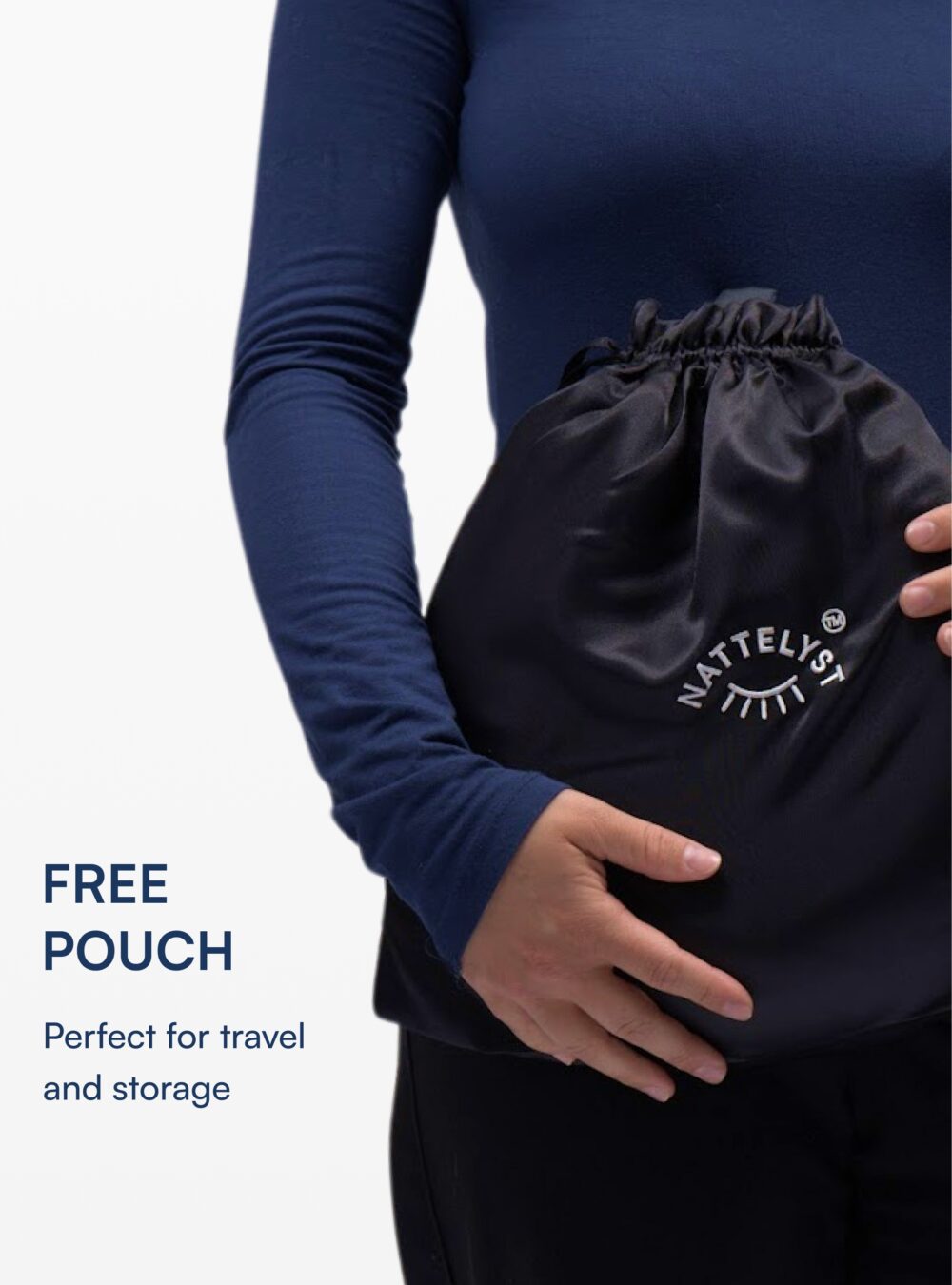 100% Mulberry Silk Travel Pillow (OEKO-TEX)
